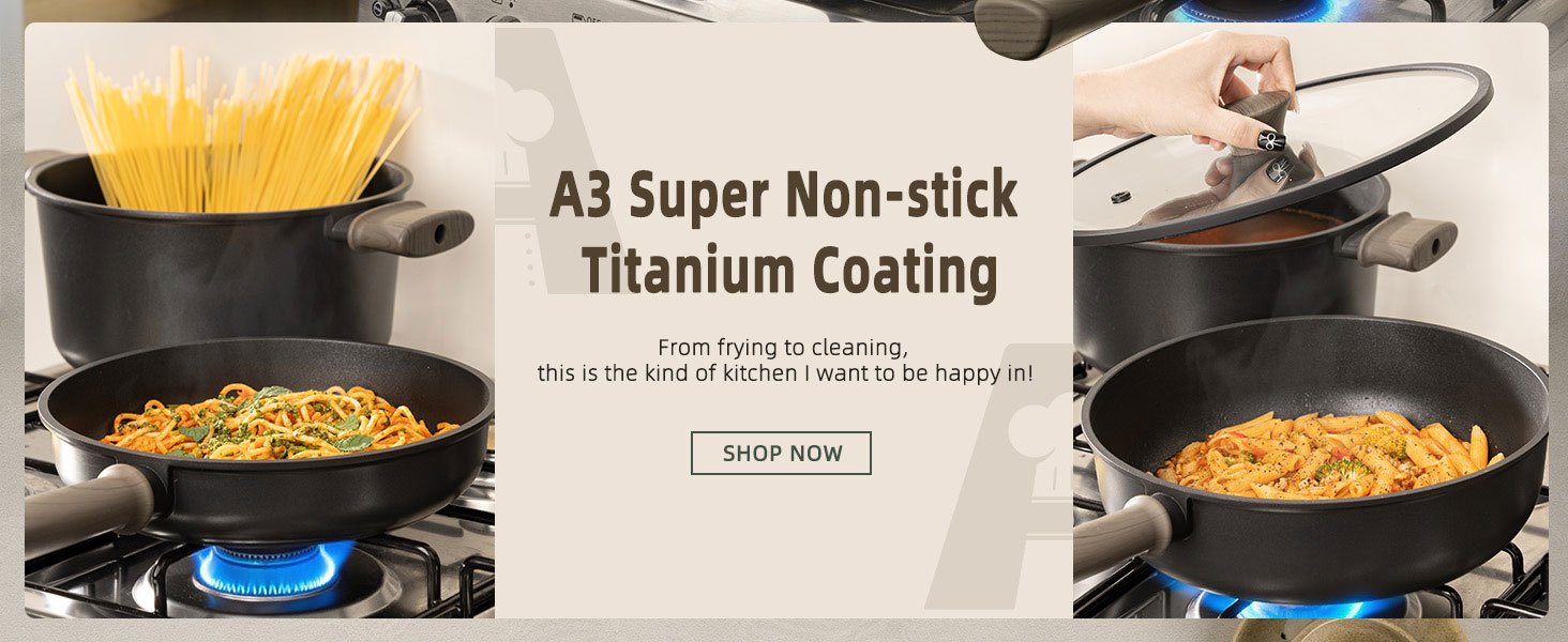 pots and pans set non stick